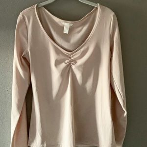 Light pink long sleeve shirt